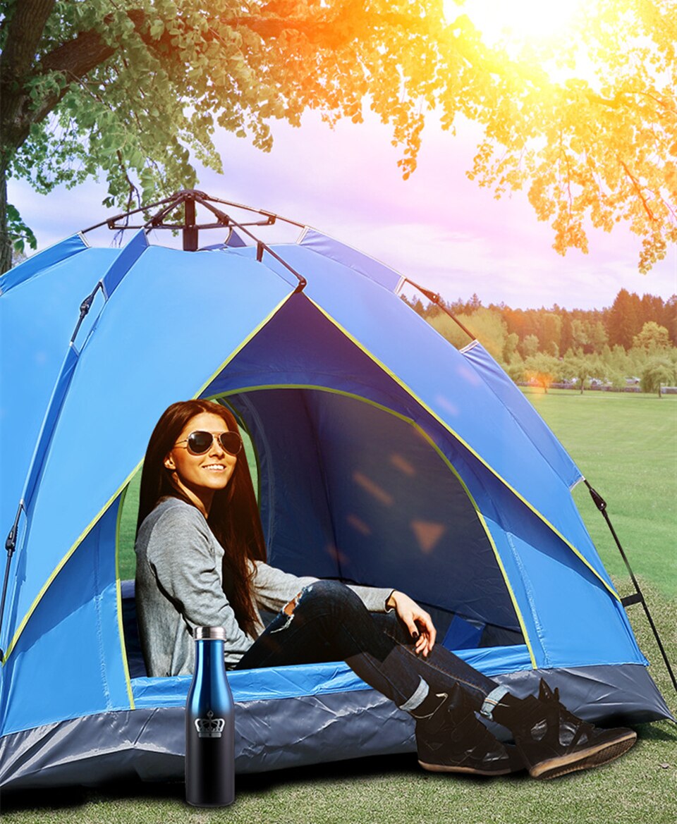 Cheap Goat Tents Backpacking Tent 1 2 Person Lightweight Pop Up Tent Single Layer Outdoor Travel Windproof Waterproof Awning Tent 4 Season Picnic   